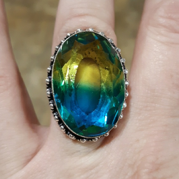 ***$15 Sale*** New Ametrine Silver Ring. - Picture 6 of 6